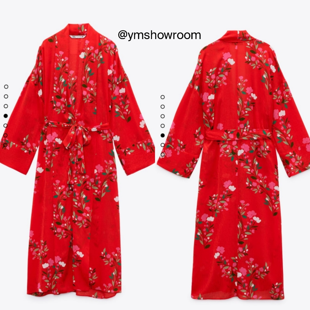 ZARA long floral dress - Picture 10 of 13